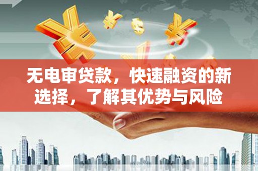 美浓无电审贷款，快速融资的新选择，了解其优势与风险