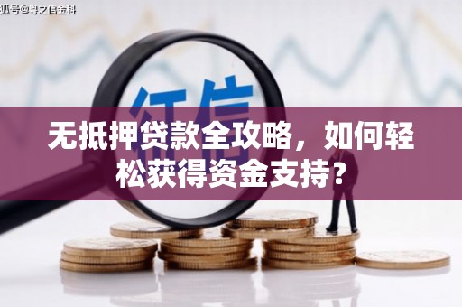 美浓无抵押贷款全攻略，如何轻松获得资金支持？