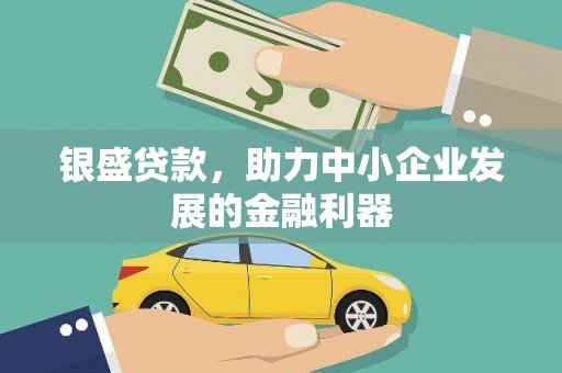 美浓银盛贷款，助力中小企业发展的金融利器