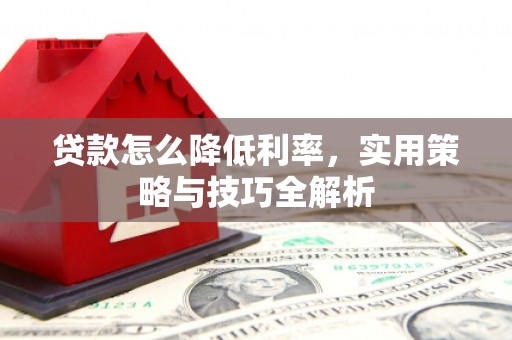 美浓贷款怎么降低利率，实用策略与技巧全解析