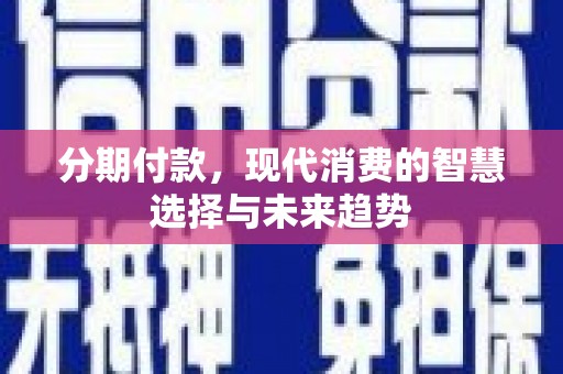 美浓分期付款，现代消费的智慧选择与未来趋势