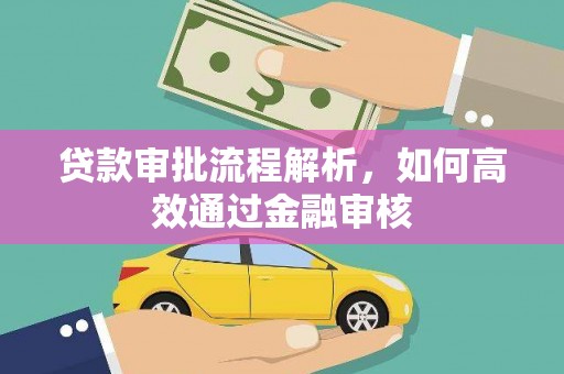 美浓贷款审批流程解析，如何高效通过金融审核