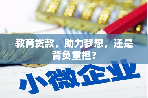 美浓教育贷款，助力梦想，还是背负重担？