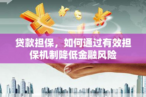美浓贷款担保，如何通过有效担保机制降低金融风险