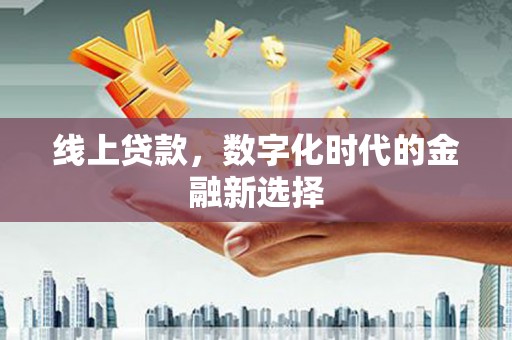 美浓线上贷款，数字化时代的金融新选择