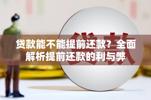 美浓贷款能不能提前还款？全面解析提前还款的利与弊