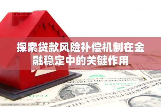 美浓探索贷款风险补偿机制在金融稳定中的关键作用
