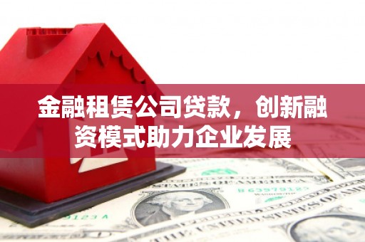美浓金融租赁公司贷款，创新融资模式助力企业发展